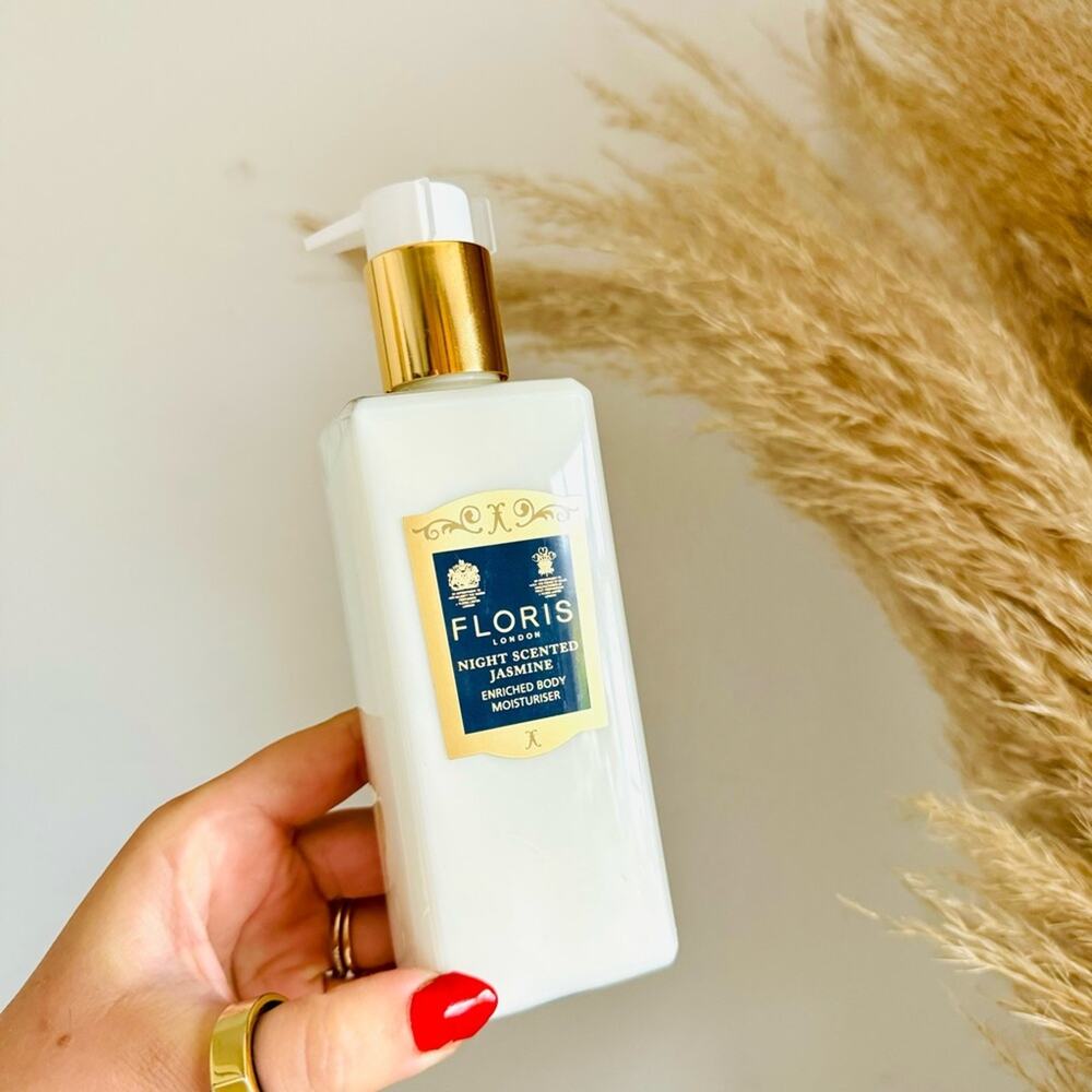 NEW FLORIS LONDON Night Scented Jasmine Perfume Enriched Body Moisturizer Lotion